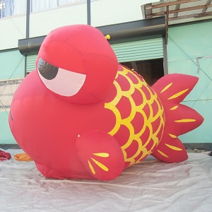 金魚赤・伏し目 金魚赤・伏し目