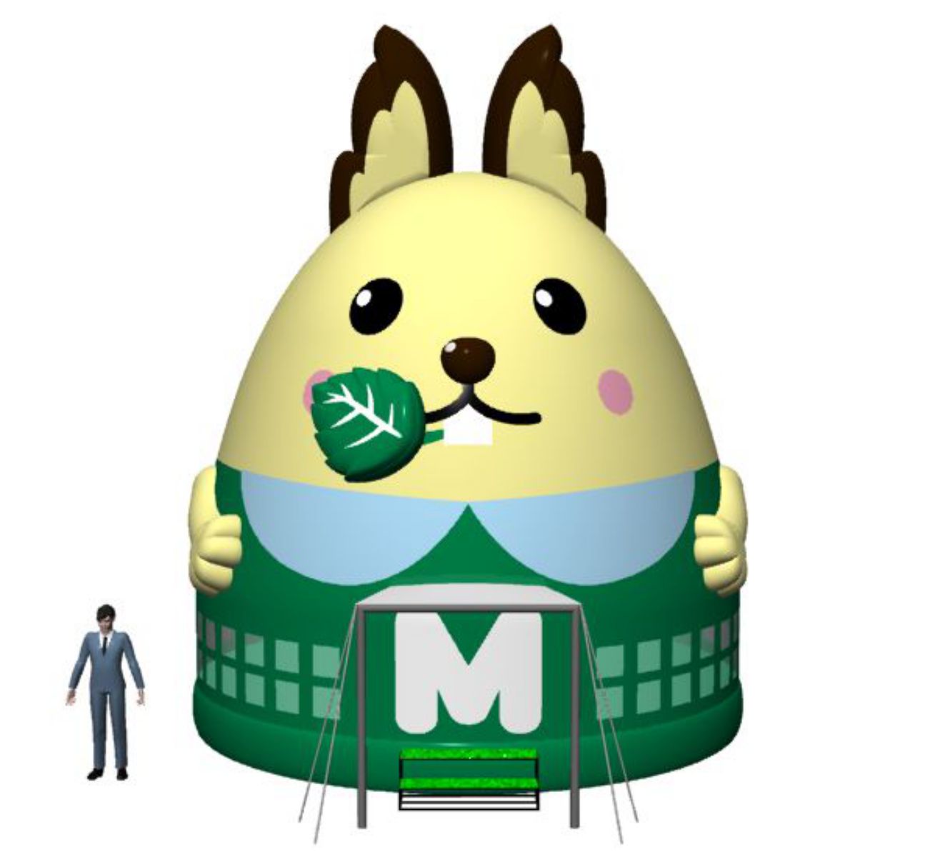 ミントくん　 製作事例：ミントくんドーム - ゆめをつくる会社－株式会社クエスト