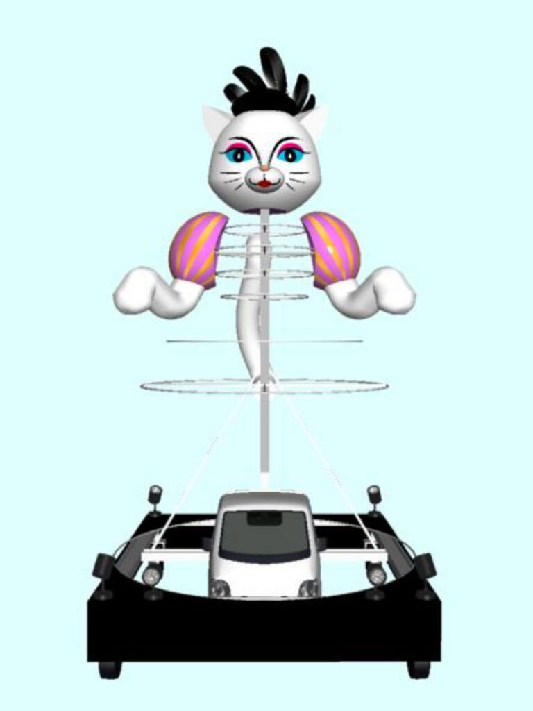 ハロウィンキャットパレード架台２