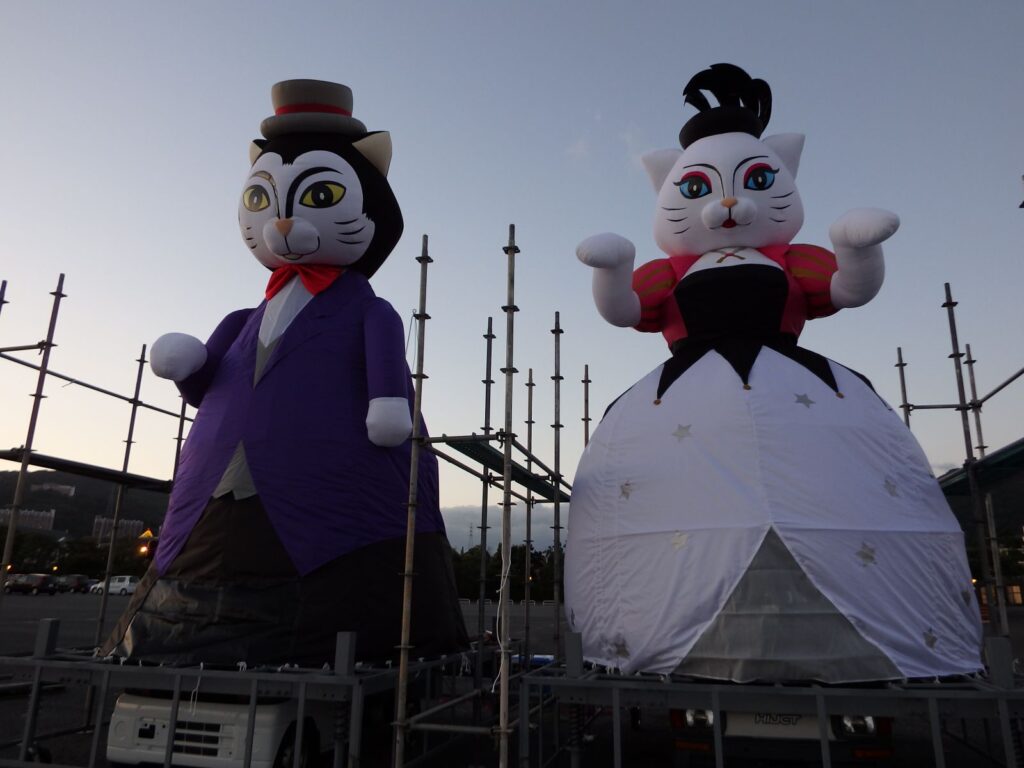 ハロウィンキャットパレード現地各パーツ