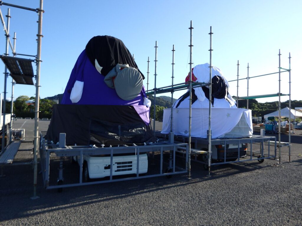 ハロウィンキャットパレード現地整え