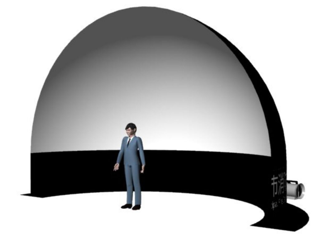 プラネタリウムドーム3Dイメージ３