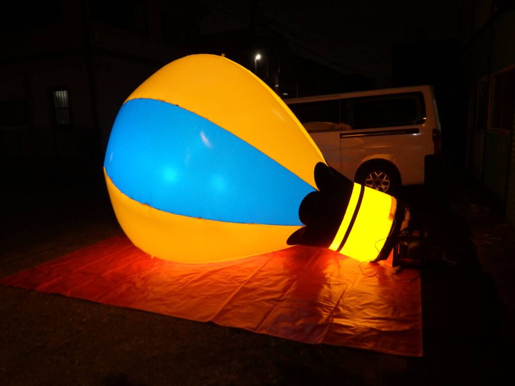 さがみ湖イルミリオン気球照明チェック